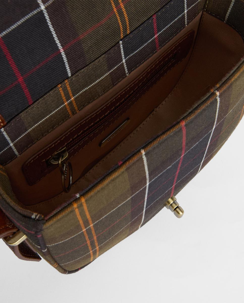 Bolso bandolera de tartan - Barbour - Verde Verde-10