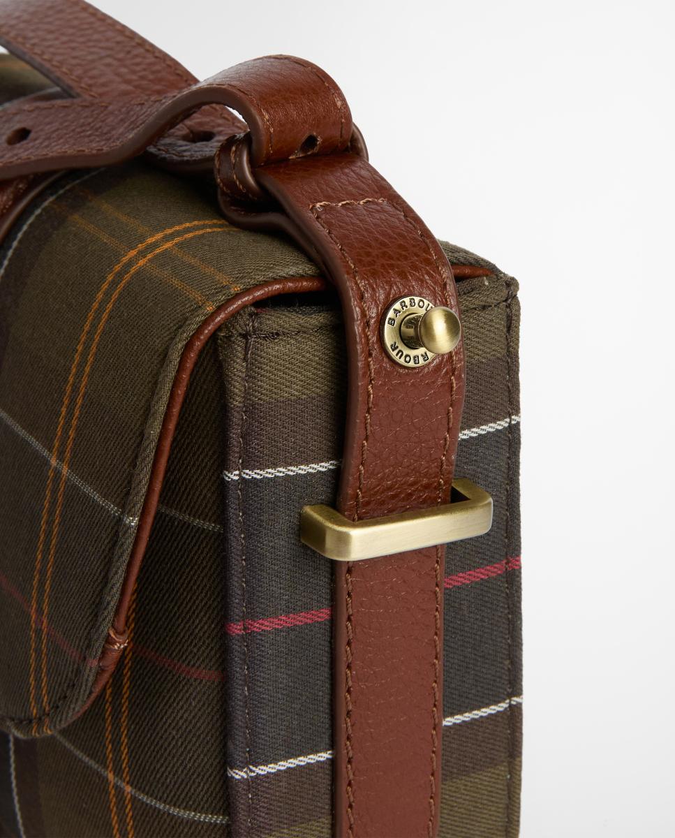 Bolso bandolera de tartan - Barbour - Verde Verde-11