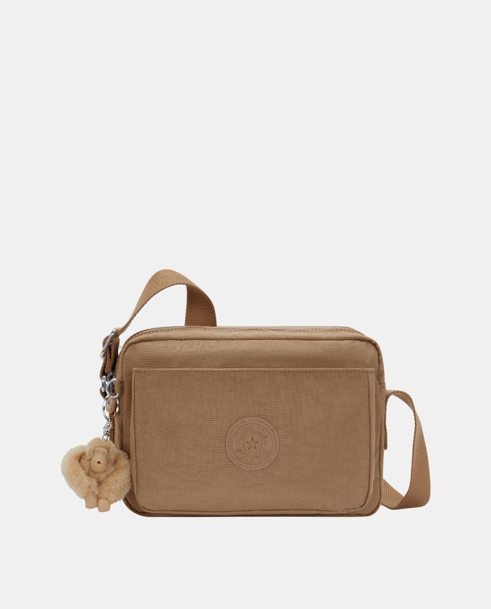 Versátil bolso cruzado mediano con correa ajustable para el hombro - Kipling - Camel Camel-1