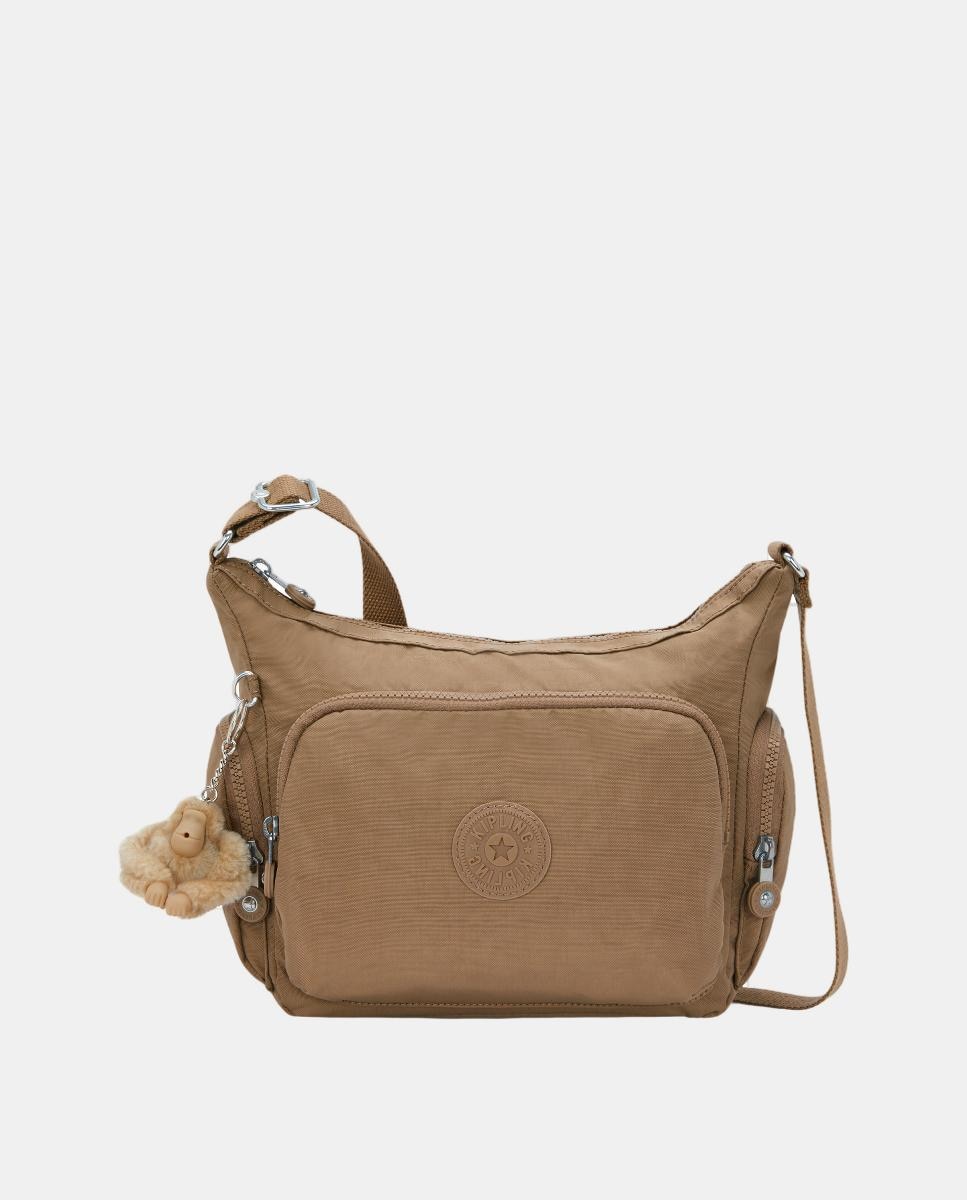 Bolso bandolera mediano con correa ajustable - Kipling - Camel Camel-1
