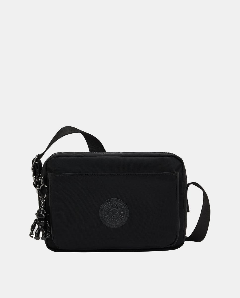Versátil bolso cruzado mediano con correa ajustable para el hombro - Kipling - Negro mate Negro mate-1