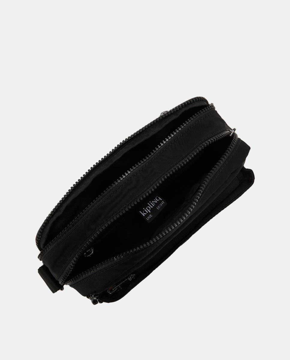 Versátil bolso cruzado mediano con correa ajustable para el hombro - Kipling - Negro mate Negro mate-2