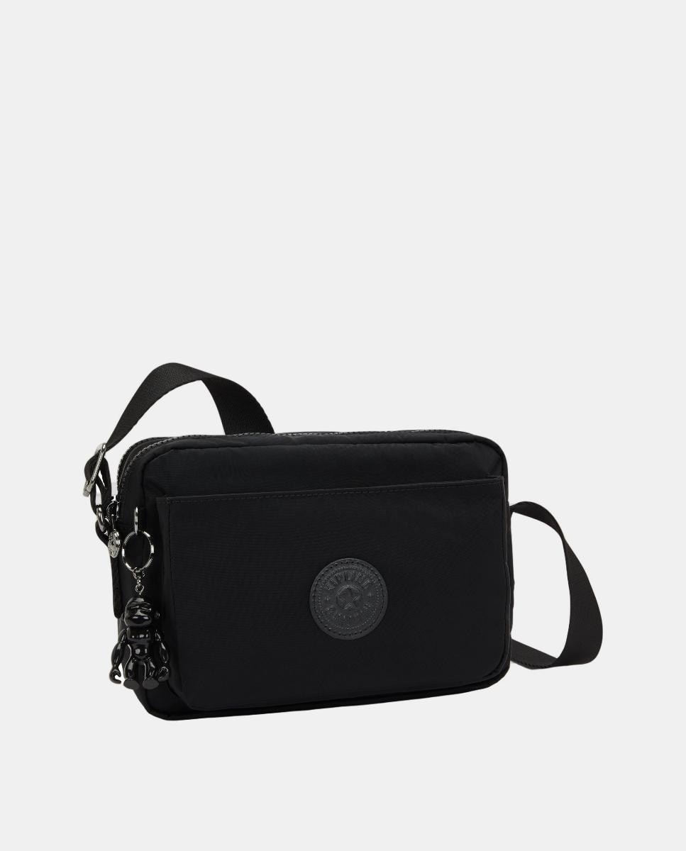 Versátil bolso cruzado mediano con correa ajustable para el hombro - Kipling - Negro mate Negro mate-3