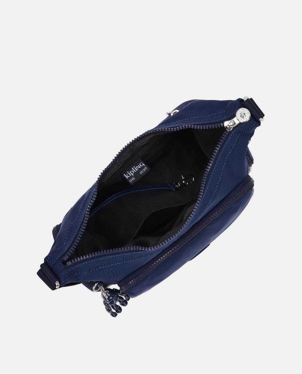 Bolso bandolera mediano con correa ajustable - Kipling - Azul marino Azul marino-2