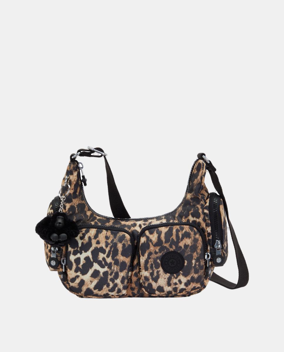 Mala a Tiracolo Pequena Preto / Natural-1