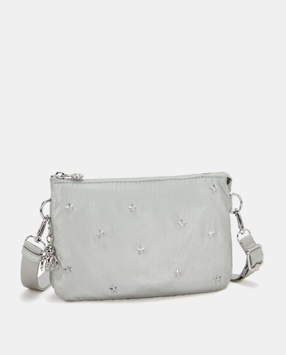 Mala a Tiracolo Pequena Prata-4