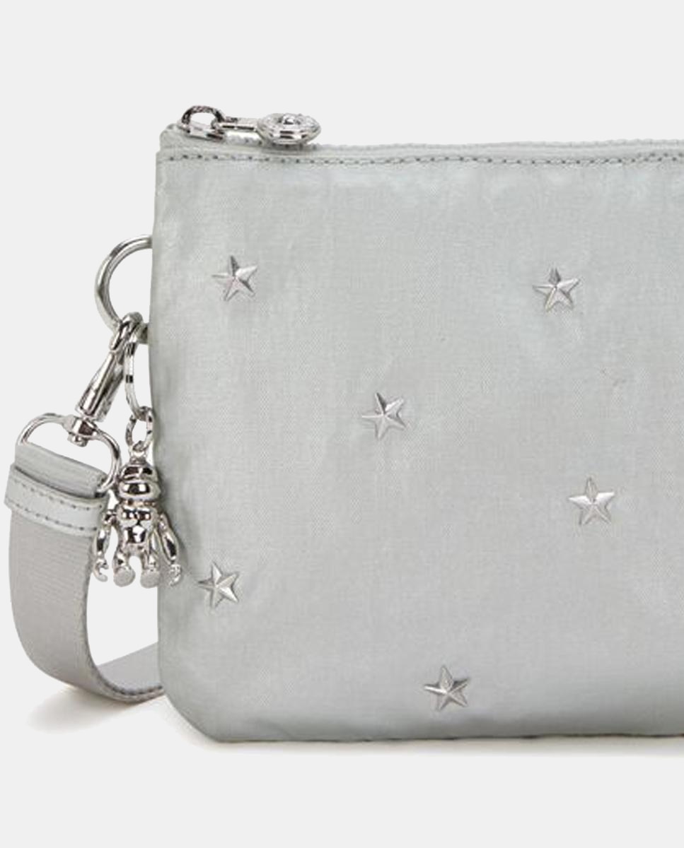 Mala a Tiracolo Pequena Prata-5