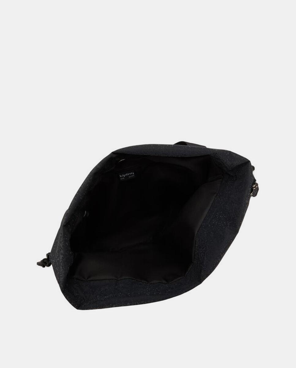 Mala Tipo Tote Média com Fecho de Cordão Verde-escuro-3