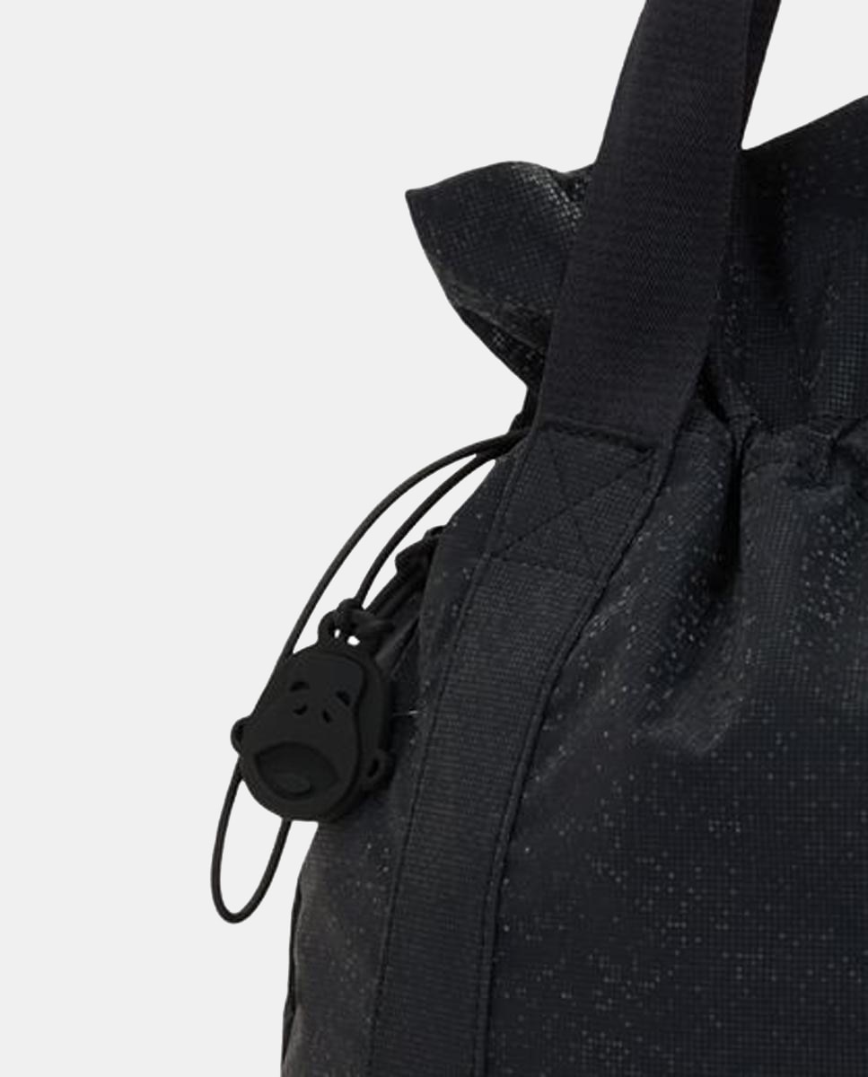 Mala Tipo Tote Média com Fecho de Cordão Verde-escuro-5
