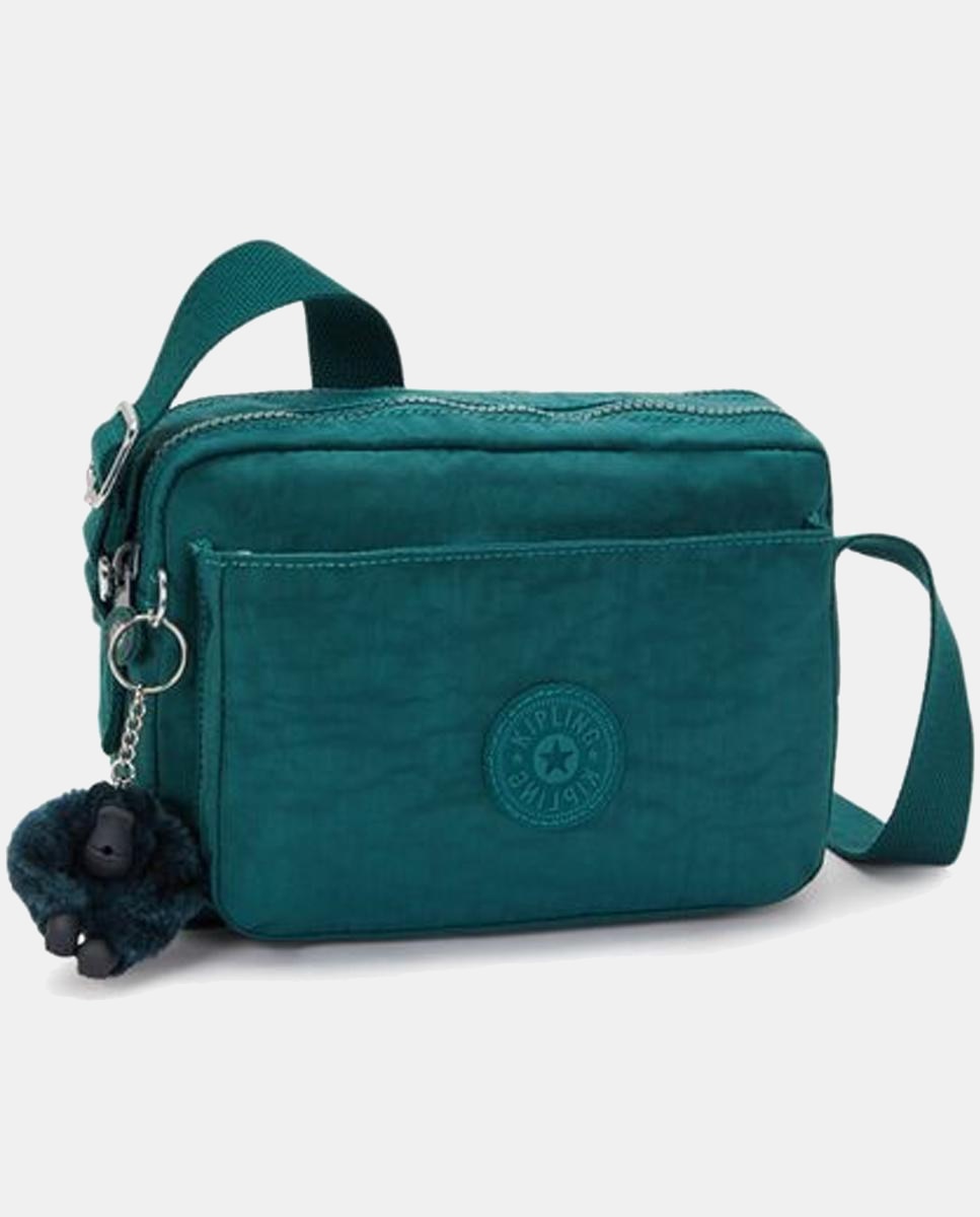 Mala Cruzada Média Versátil com Correia Ajustável para o Ombro Verde-4