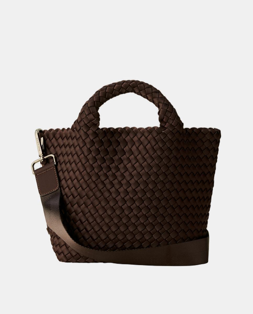 Imagem 0 de Mala Tipo Tote Pequena Entrançada Modelo St Barths