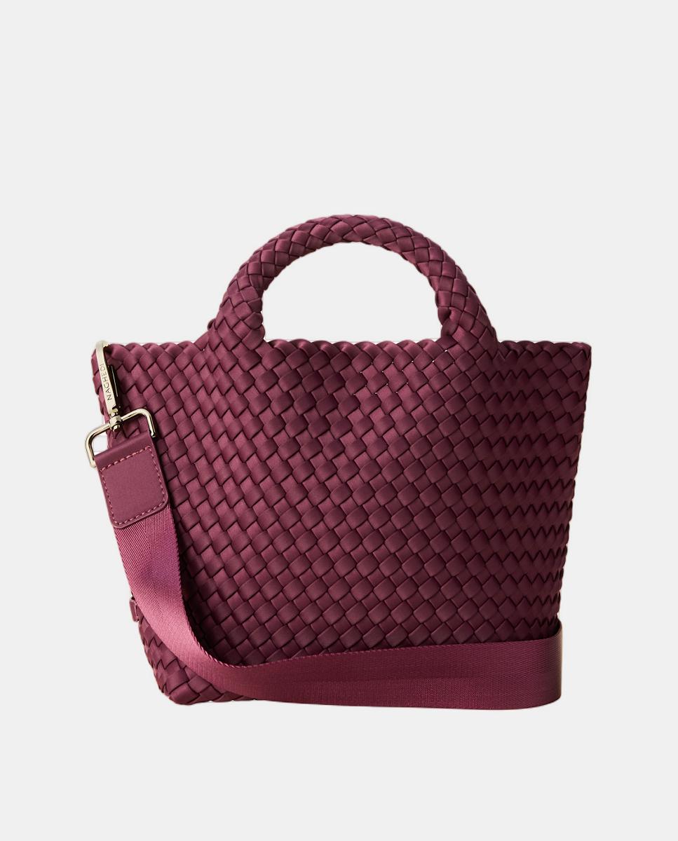 Imagem 0 de Mala Tipo Tote Pequena Entrançada Modelo St Barths