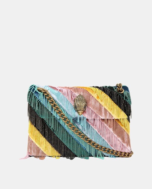 Imagem 0 de Mala a Tiracolo Mini Kensington em Veludo com Franjas