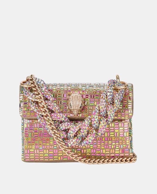 Imagen 0 de Bolso bandolera mini kensington chain en tela con cadenas