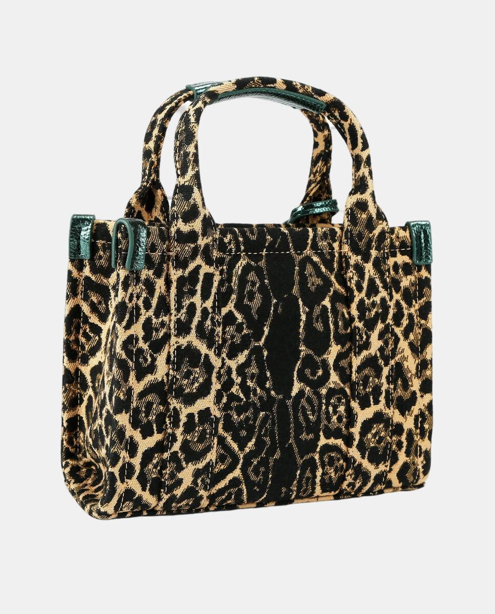 Bolso southbank mini en tela estampada animal · Kurt Geiger