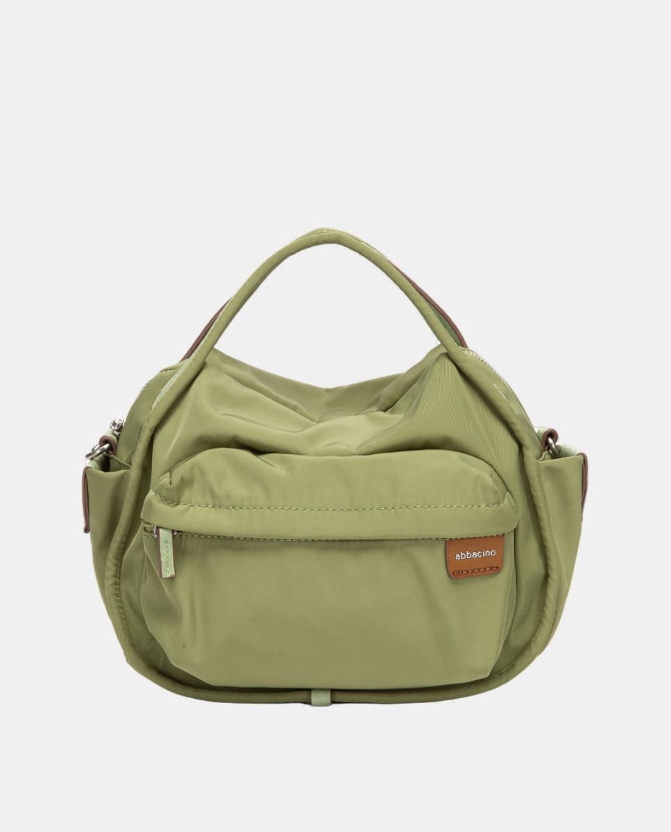 Imagem 0 de Mala a Tiracolo em Tecido com Bolso