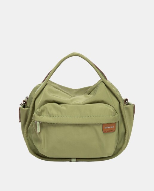 Imagem 0 de Mala a Tiracolo em Tecido com Bolso