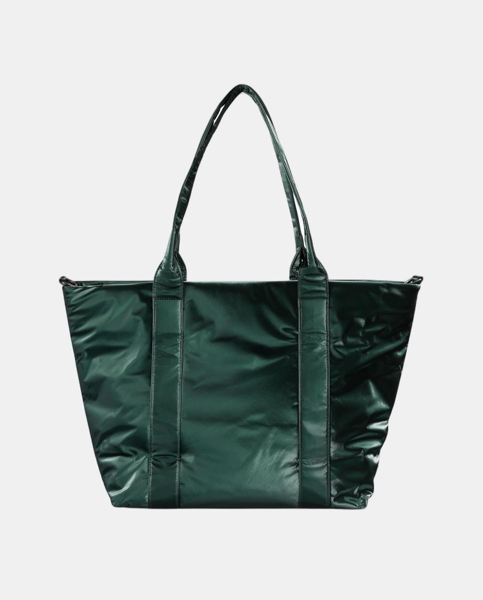 Mala Shopper Metalizada Verde-3