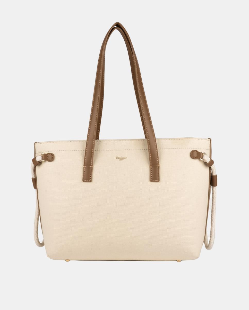 Imagem 0 de Mala de Formato Shopper Bicolor.