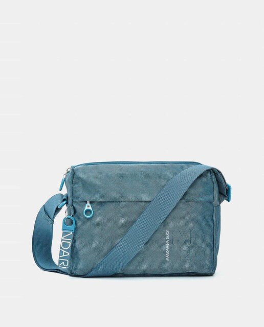 Imagem 0 de Mala a tiracolo média de mulher Mandarina Duck cinzento-escuro com fecho de correr