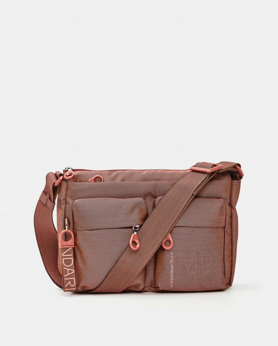 Imagem 0 de Mala a tiracolo de mulher Mandarina Duck cinzento-escuro com fecho de correr