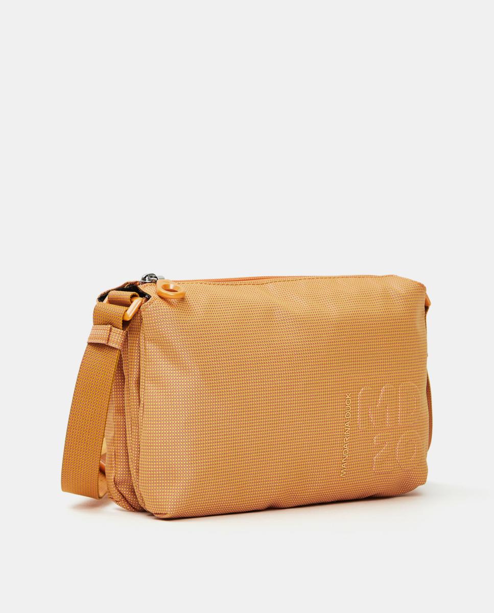 Mala a Tiracolo Pequena - Cinzento Laranja-1