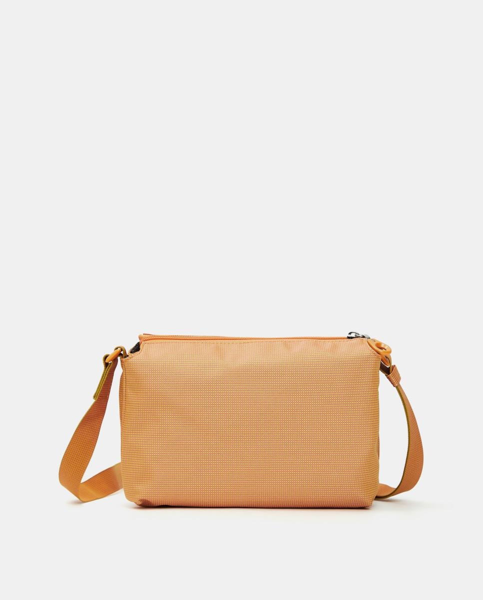 Mala a Tiracolo Pequena - Cinzento Laranja-3