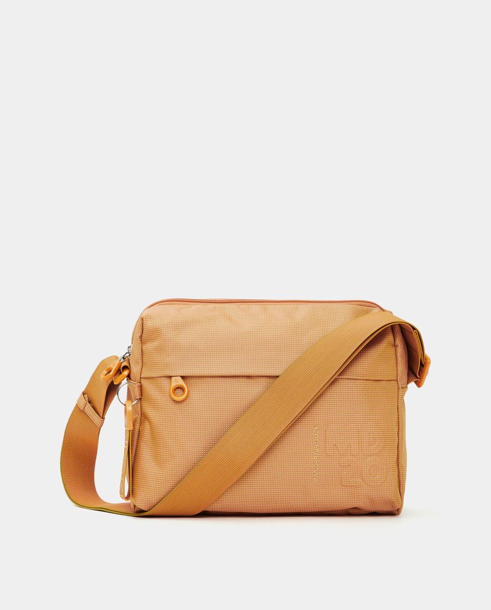 Imagem 0 de Mala a tiracolo média de mulher Mandarina Duck cinzento-escuro com fecho de correr