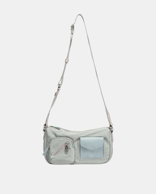 Imagem 0 de Mala a Tiracolo em Tecido Multibolsos