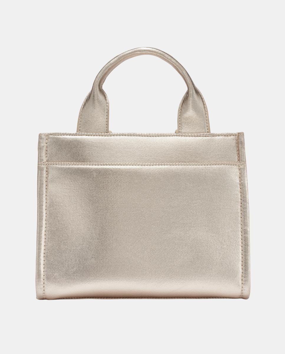 Mala Tipo Tote Pequena Hadlee Ouro-3