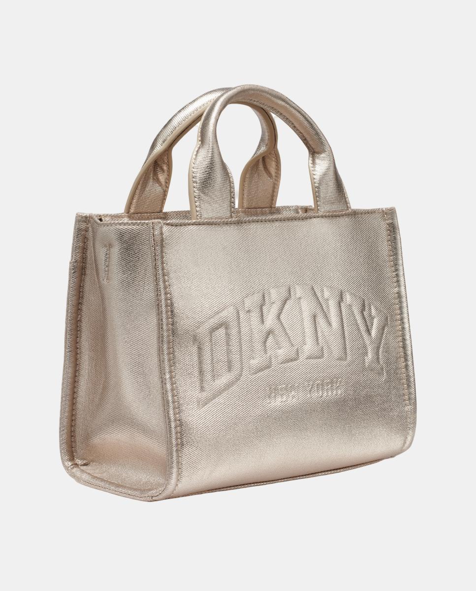 Mala Tipo Tote Pequena Hadlee Ouro-5