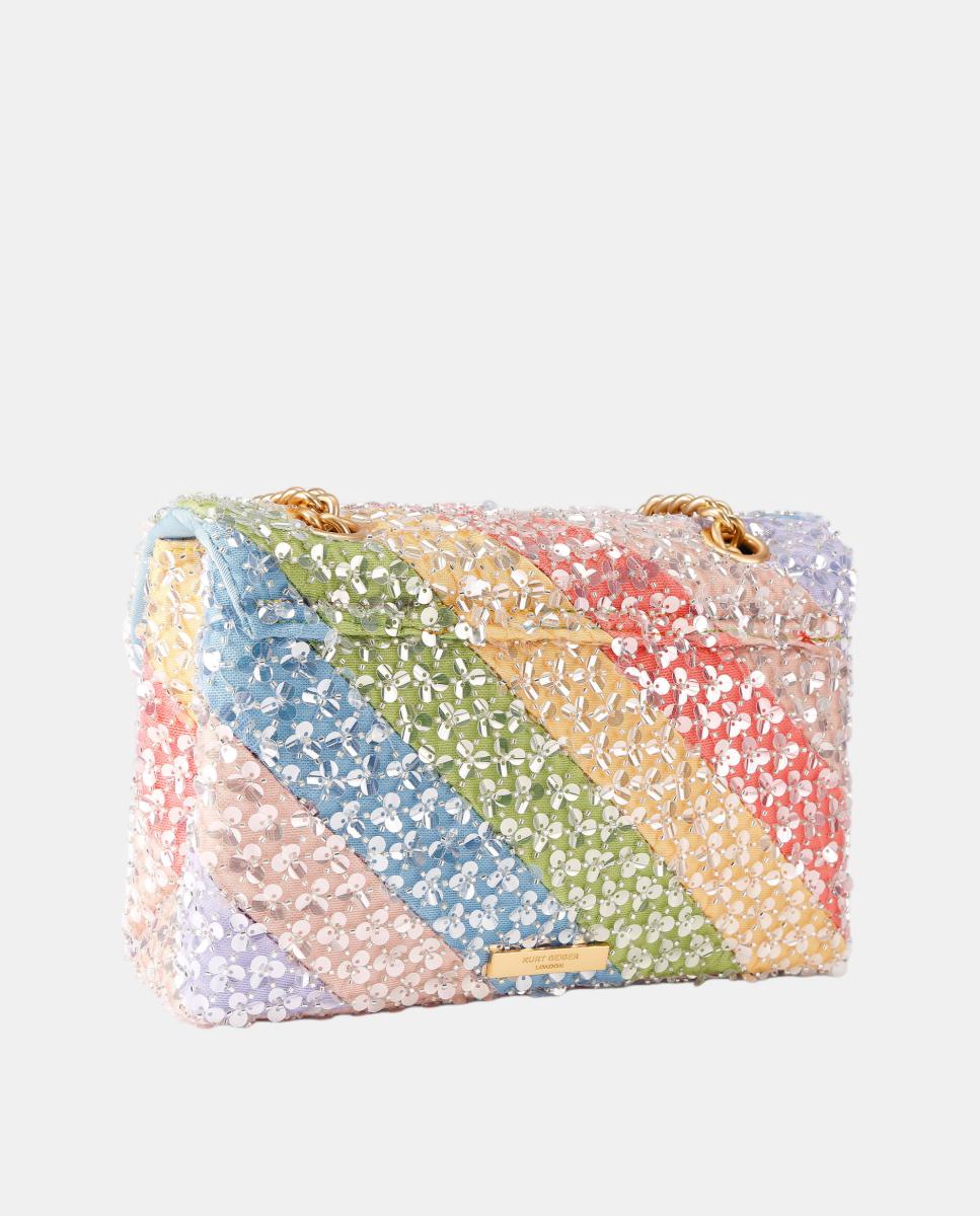 Mala Kensington em Tecido - Pastel Multicolor-3