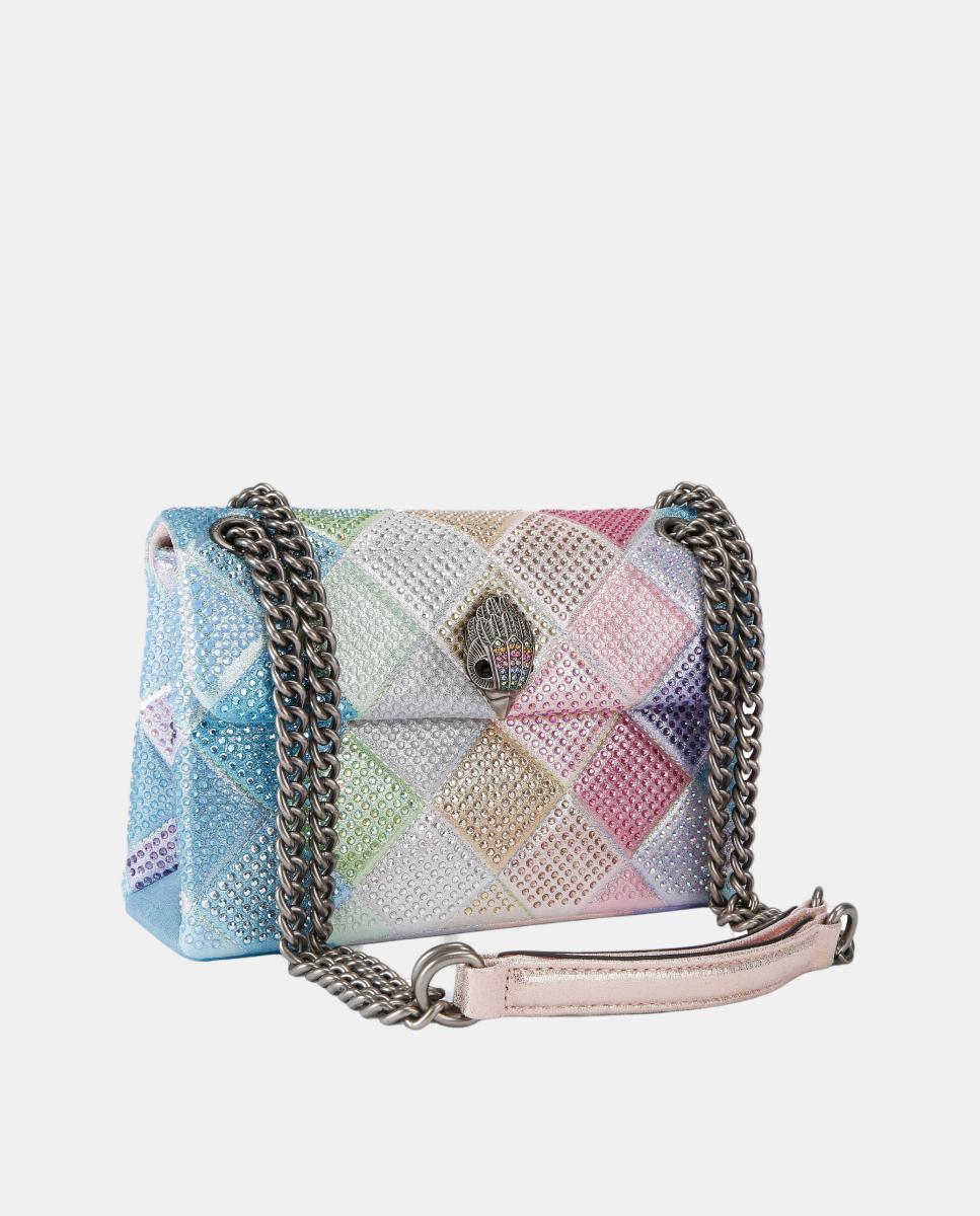 Mala Kensington Média em Tecido Metalizado Multicolor-2