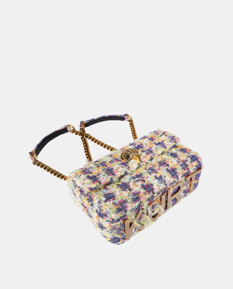 Mala Kensington de Tweed Pequena Multicolor-2