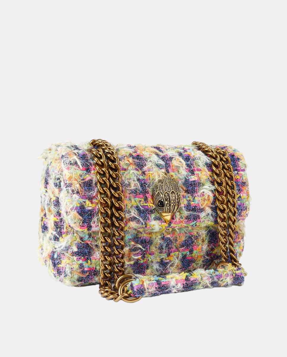 Mala Kensington de Tweed Pequena Multicolor-5
