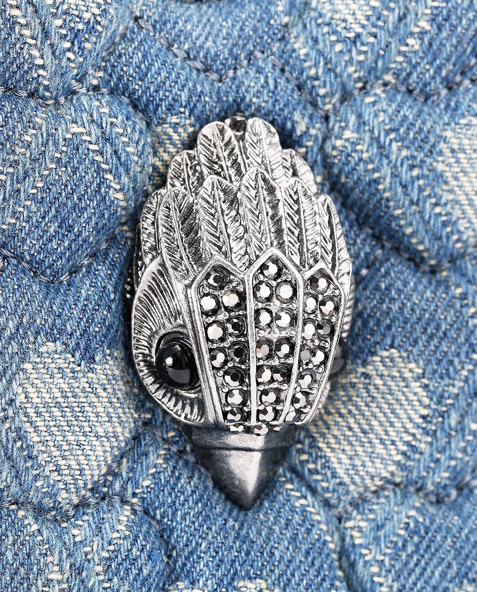 Mala Kensington Coração Azul-4