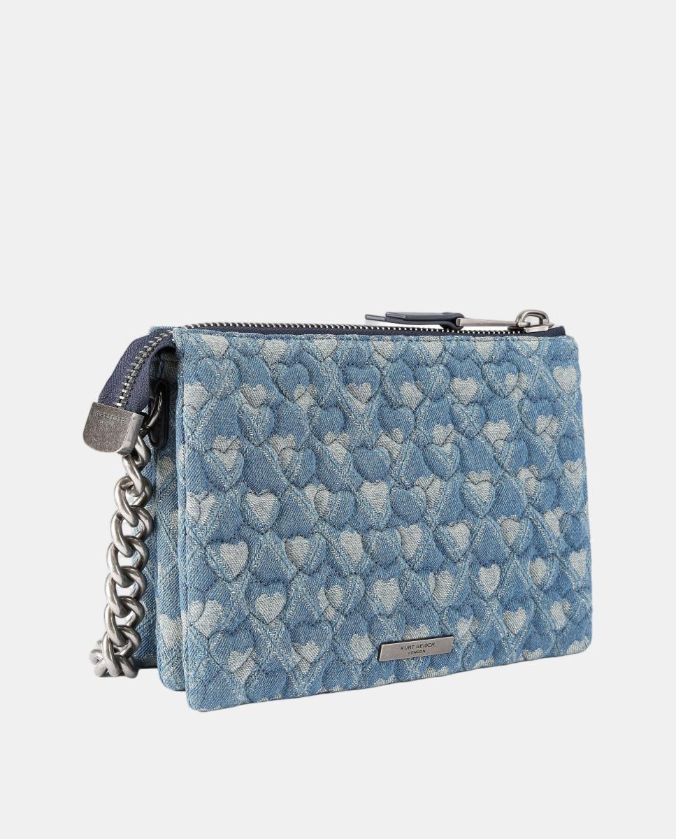 Mala Kensington Puff de Ganga Azul-3