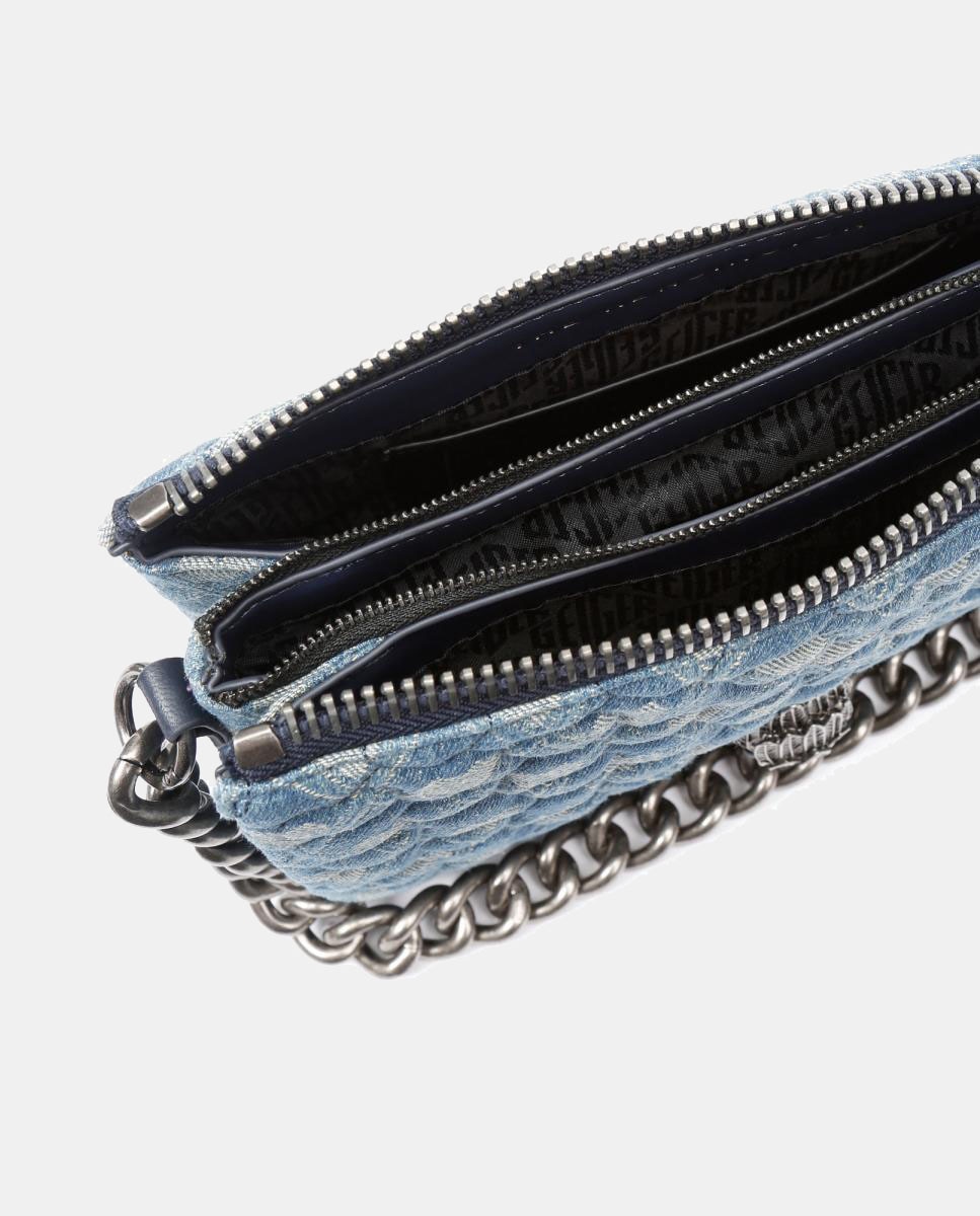 Mala Kensington Puff de Ganga Azul-5