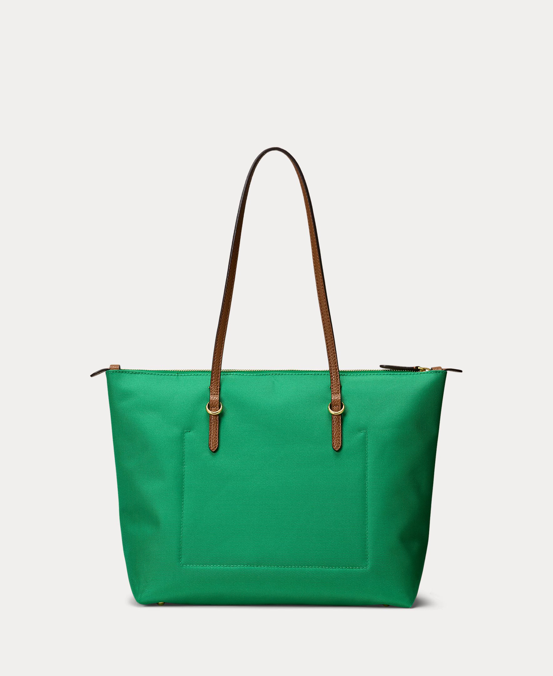 Mala Tipo Tote Keaton Média de Nylon Verde-4