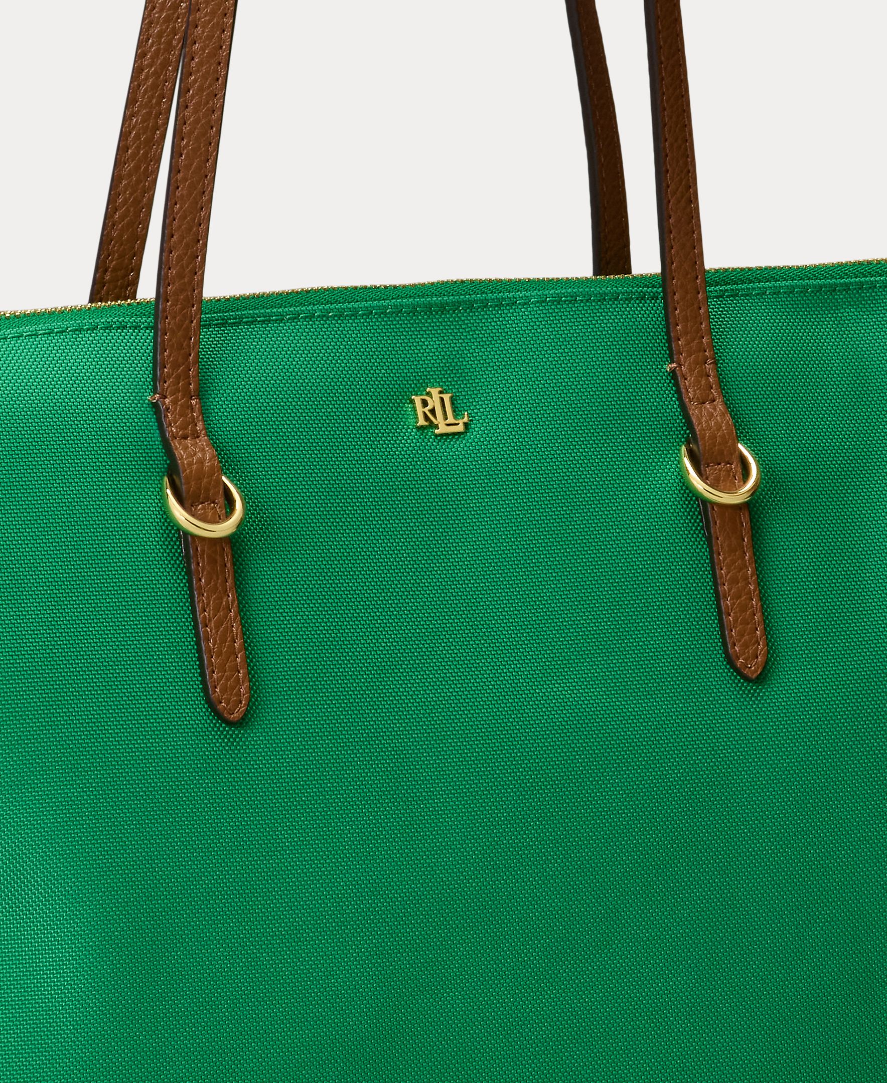 Mala Tipo Tote Keaton Média de Nylon Verde-6