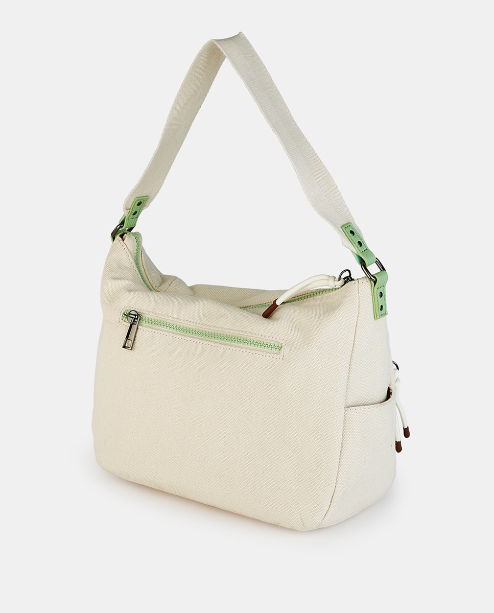 Mala Crossbody com Fecho de Correr Verde-2