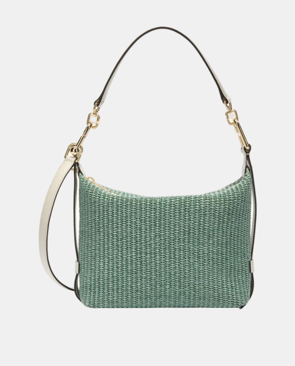 Mala Tonie Mini Hobo Tuscany Woven Verde-claro-1