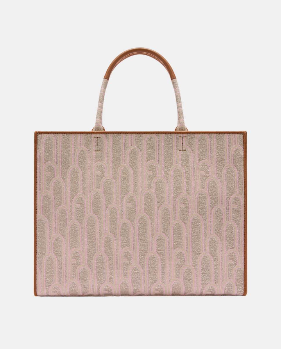 Tote grande de mano con acabados en piel - Furla - Multicolor Multicolor-1