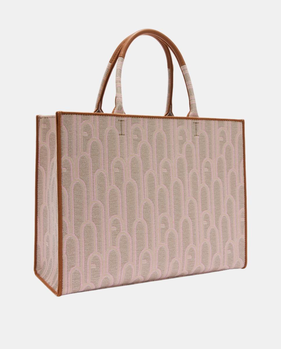 Tote grande de mano con acabados en piel - Furla - Multicolor Multicolor-2