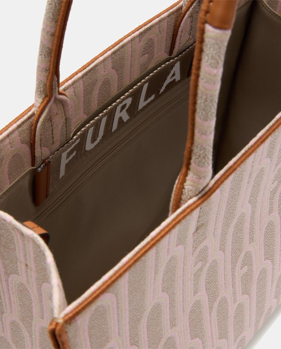 Tote grande de mano con acabados en piel - Furla - Multicolor Multicolor-3