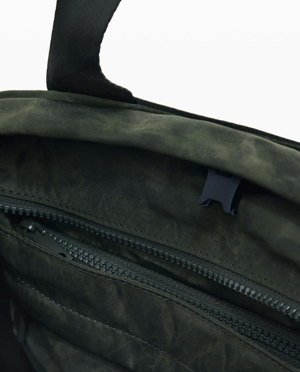 Mala Shopper Grande de Nylon Caqui-4