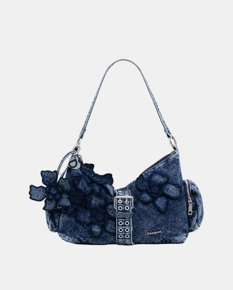 Imagem 0 de Mala Média de Ganga com Estampado Floral