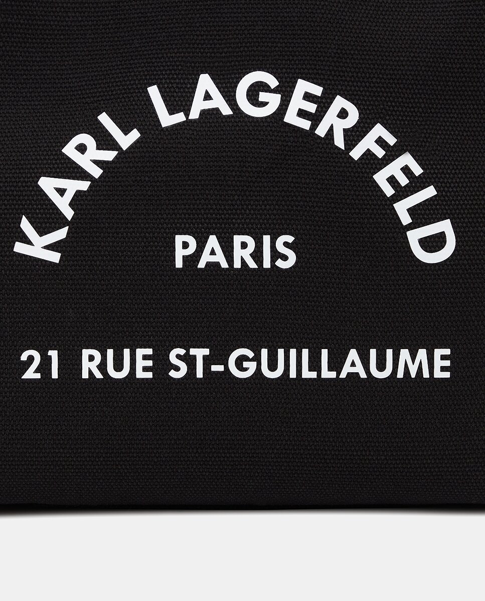 Mala Tipo Tote Mini Rue St-Guillaume Preto-3
