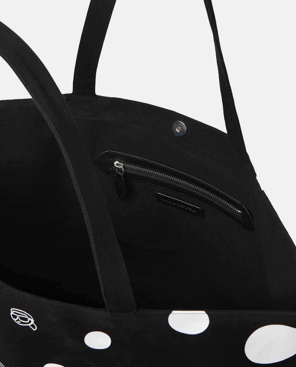 Shopper às Bolinhas Ikon Preto-3