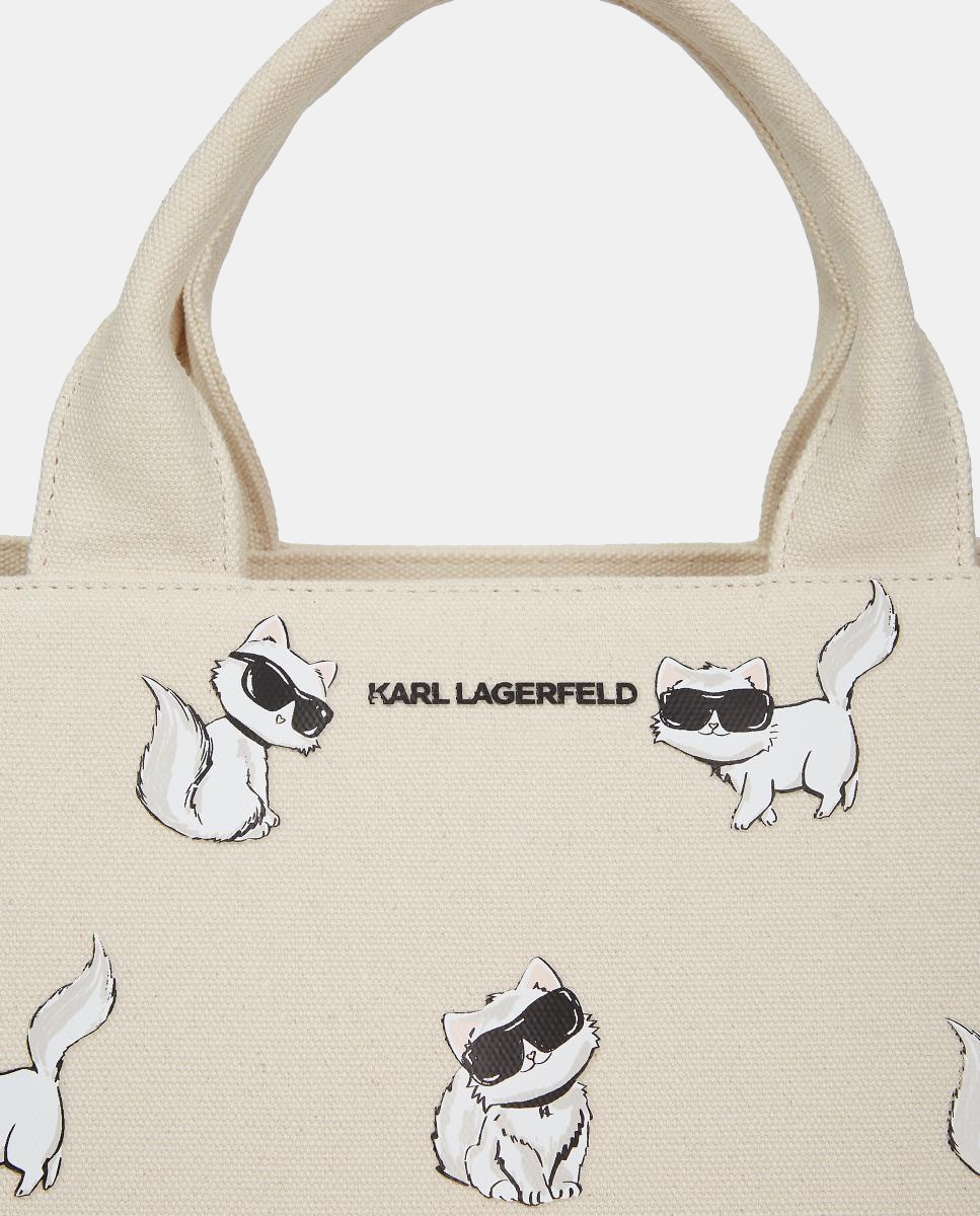 Mala Tipo Tote Ikon Choupette Branco-3